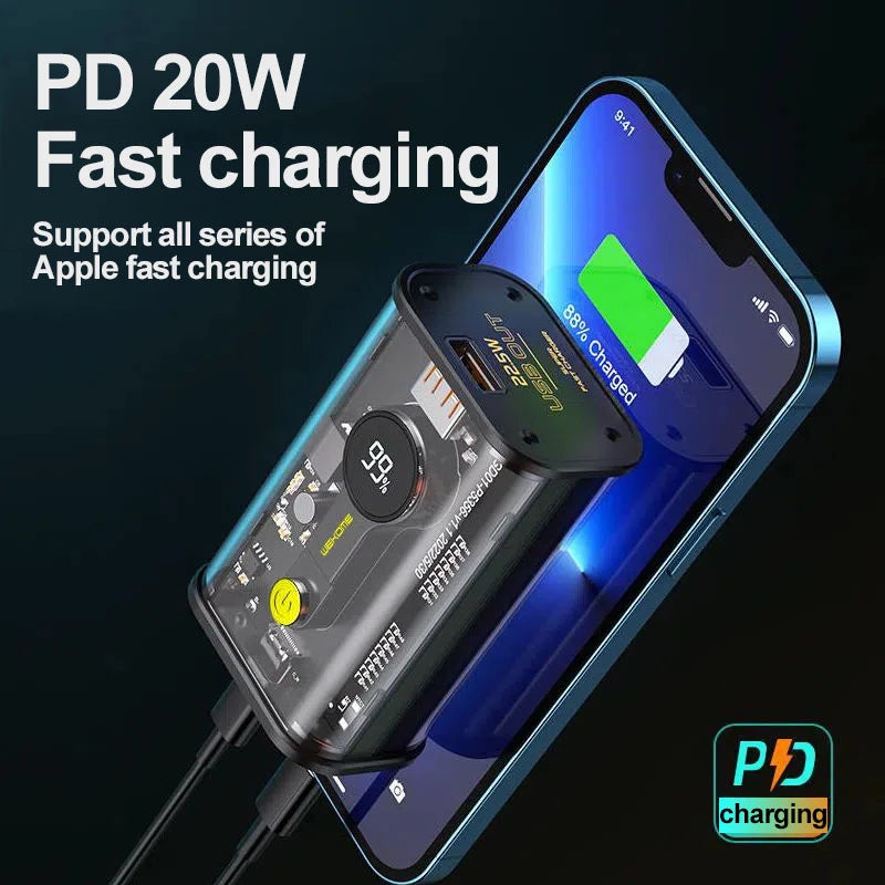 Transparent 10000mAh Power Bank
