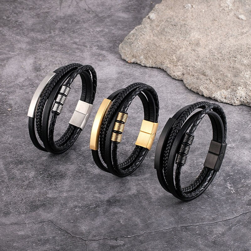 Multilayer Braid Bracelet