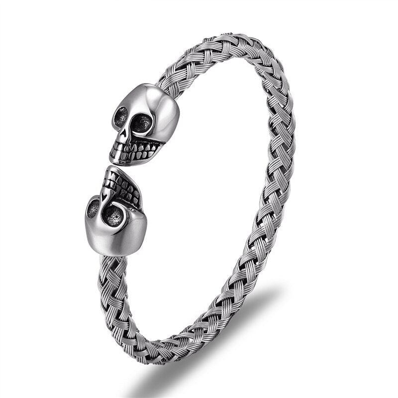 Skull Stainless Steel Bracelet L55
