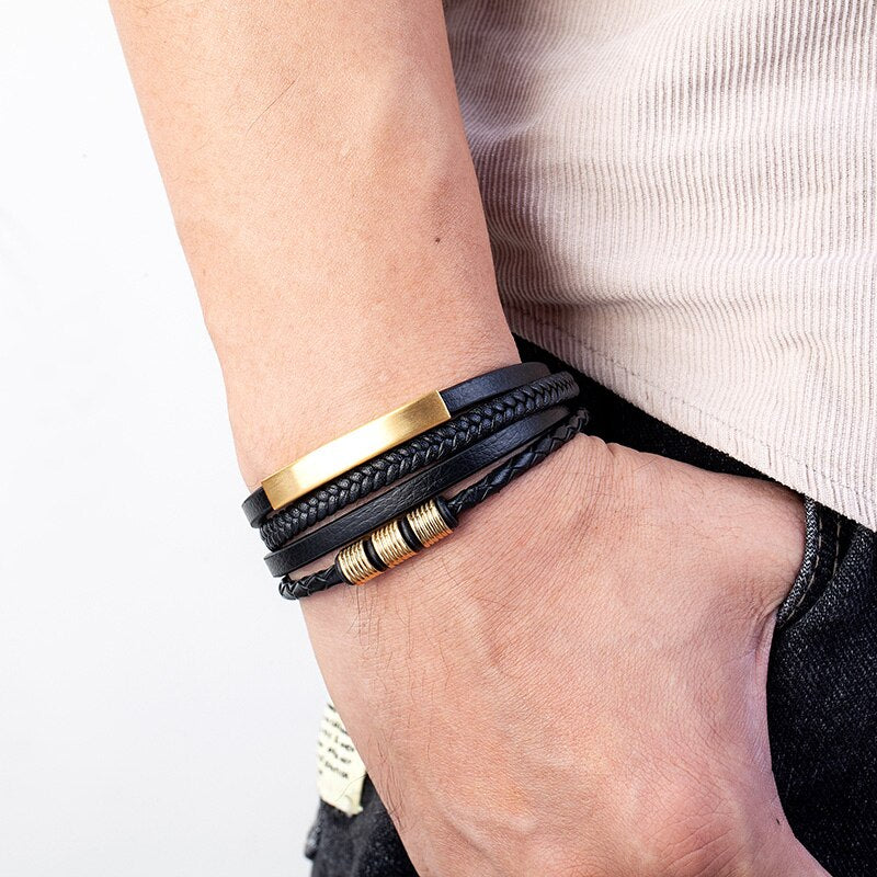 Multilayer Braid Bracelet