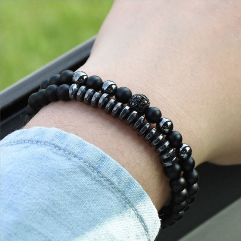 MKENDN Stone Beads Bracelet