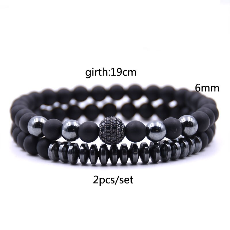 MKENDN Stone Beads Bracelet