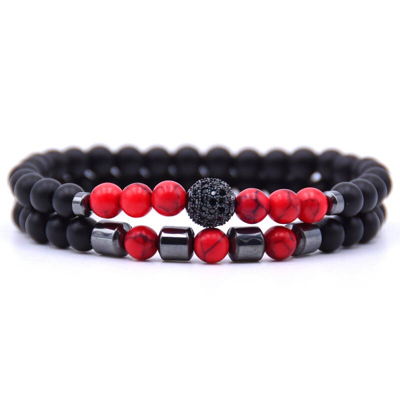 MKENDN Stone Charm Bracelet