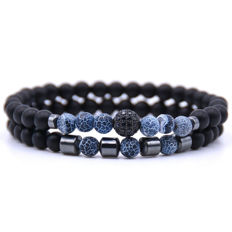 MKENDN Stone Charm Bracelet