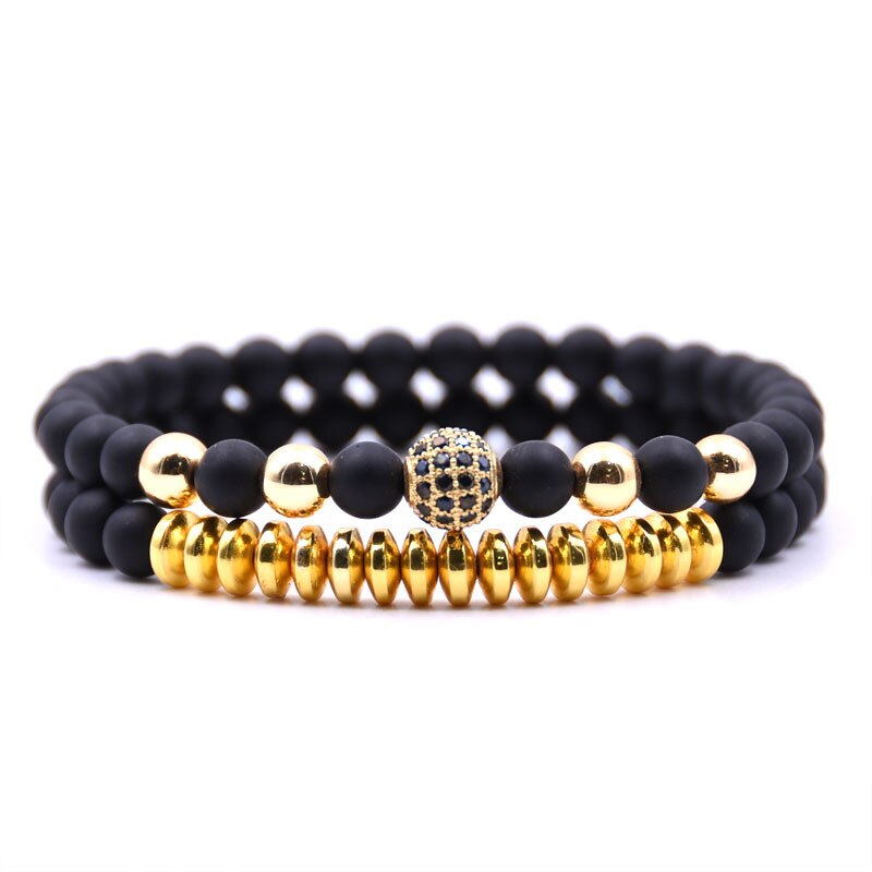 MKENDN Stone Beads Bracelet