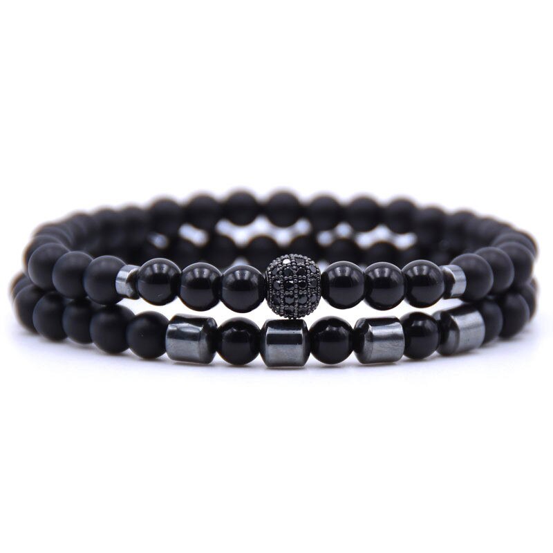 MKENDN Stone Charm Bracelet
