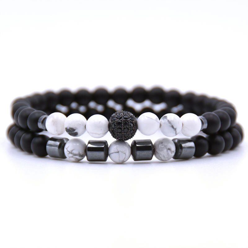 MKENDN Stone Charm Bracelet