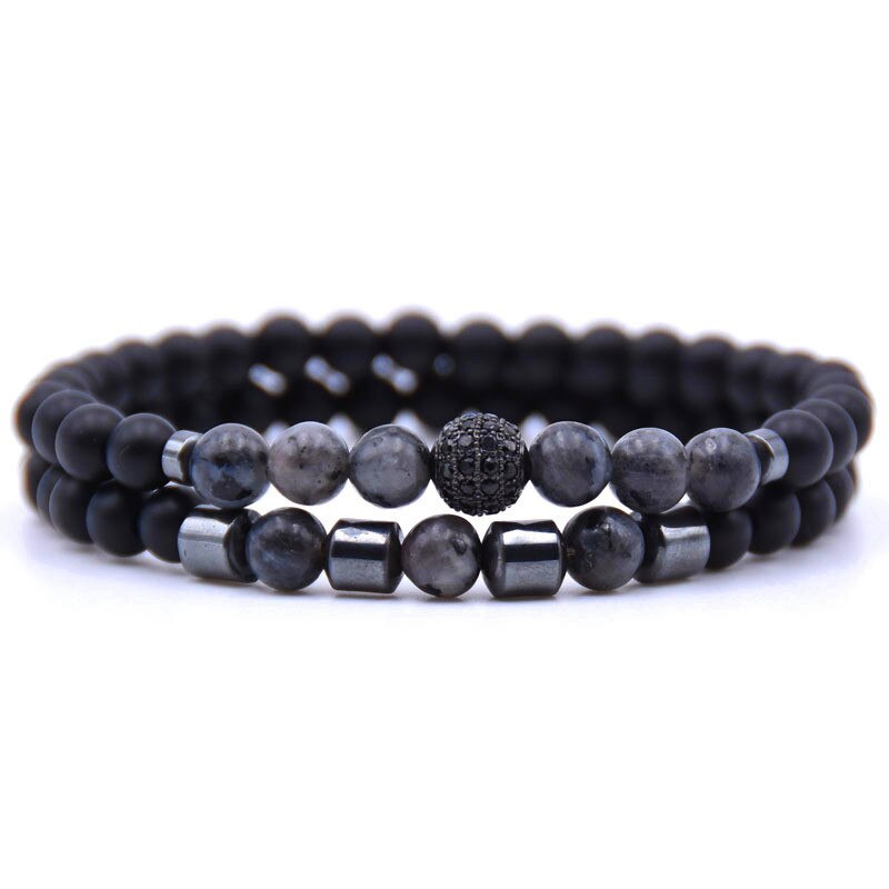 MKENDN Stone Charm Bracelet