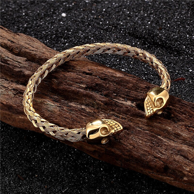 Skull Stainless Steel Bracelet L55