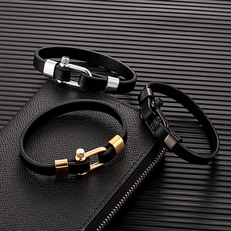 U shape Biker Bracelet 1820