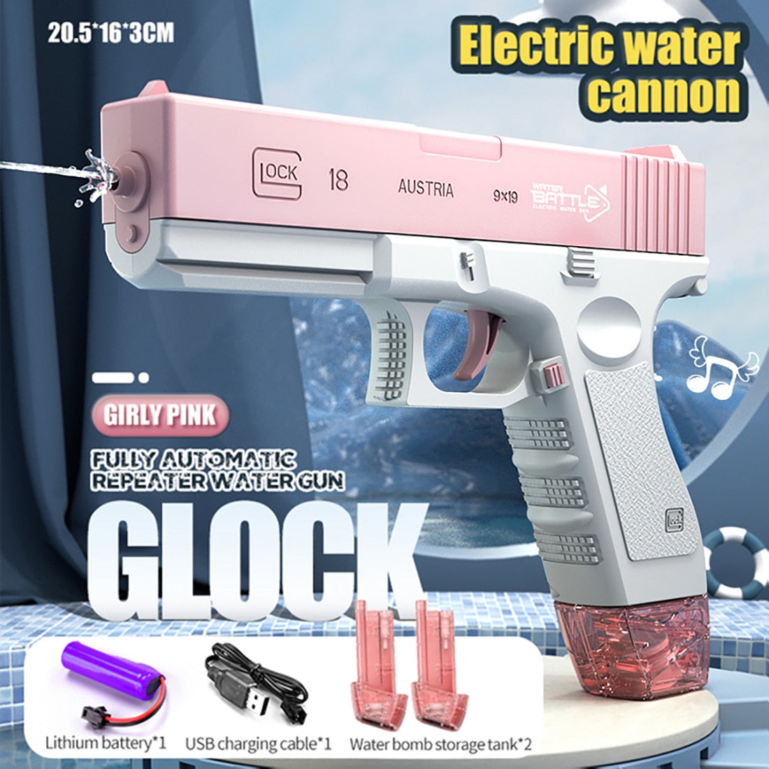 Electric Automatic Water Gun Toy