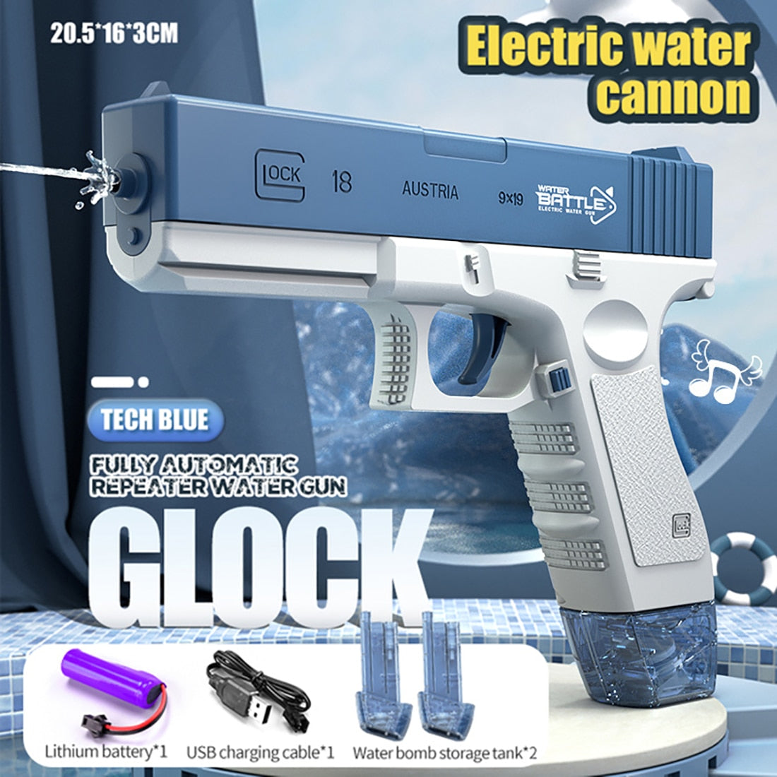 Electric Automatic Water Gun Toy