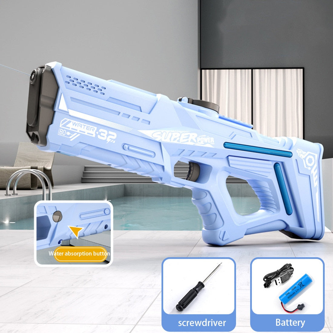 Electric Automatic Water Gun Toy