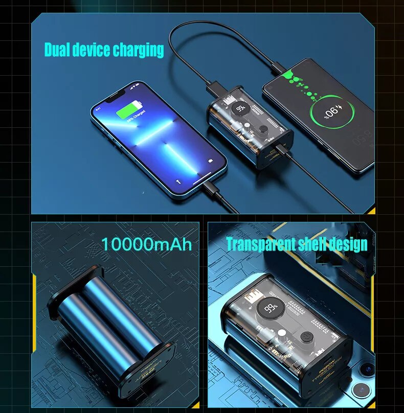 Transparent 10000mAh Power Bank