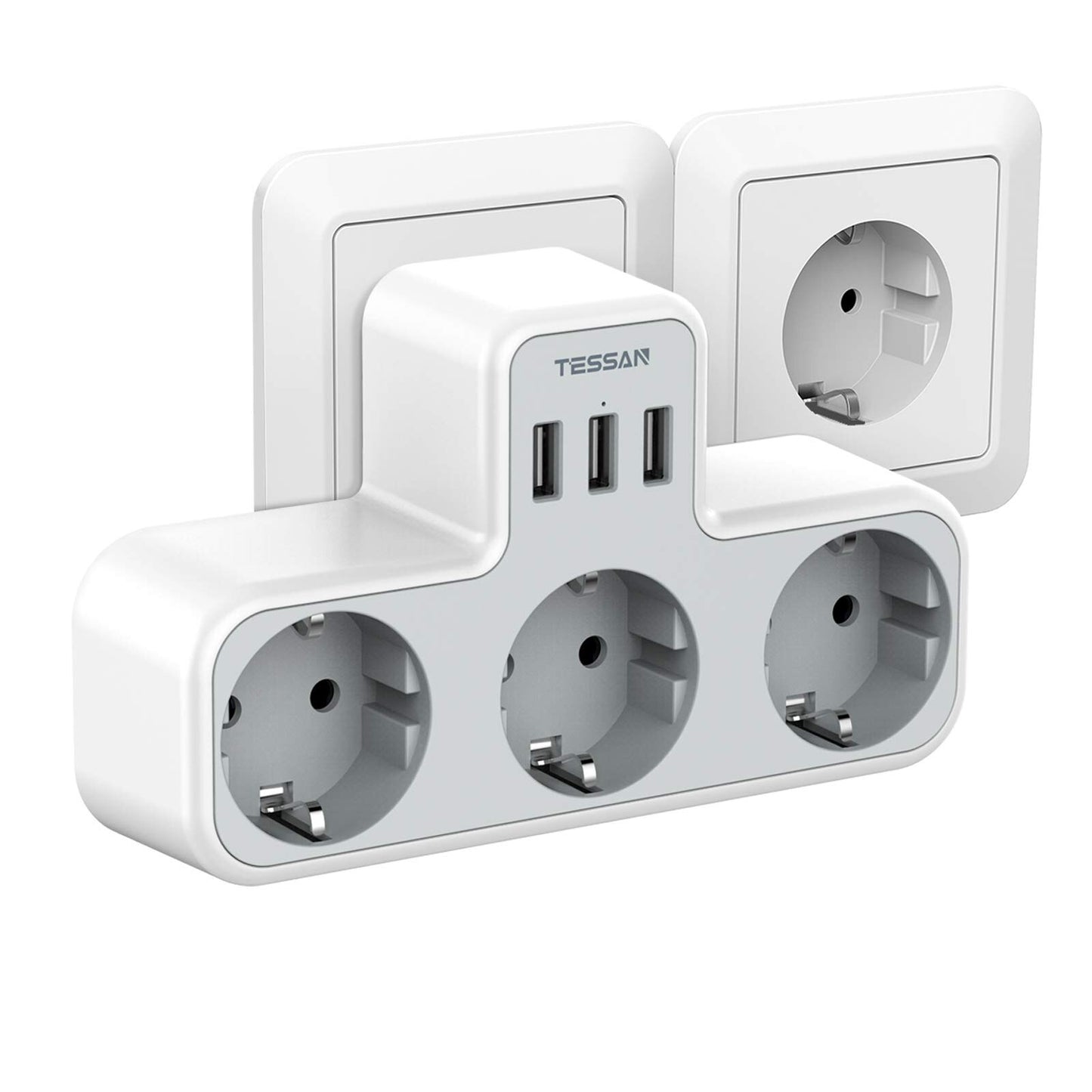 TESSAN 4 in 1 Wall Adapter