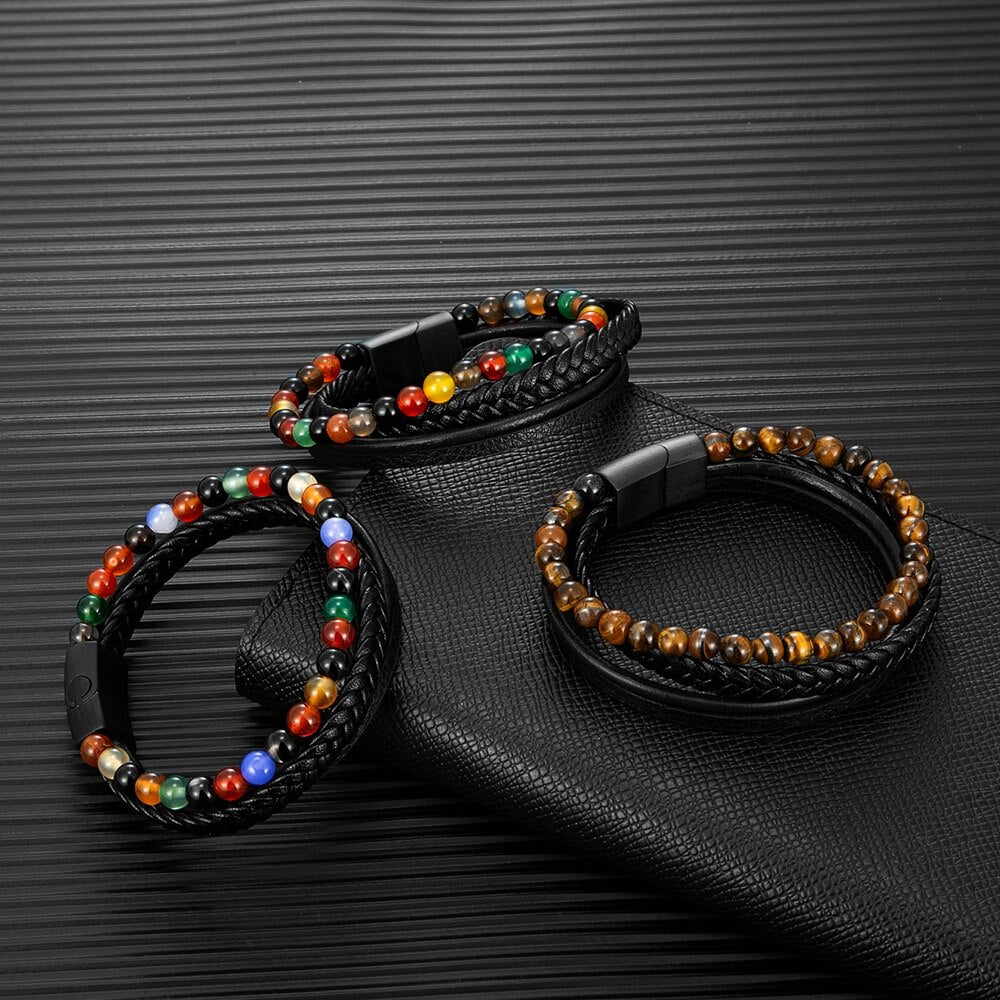 MKENDN 7 Chakra Colorful Beads