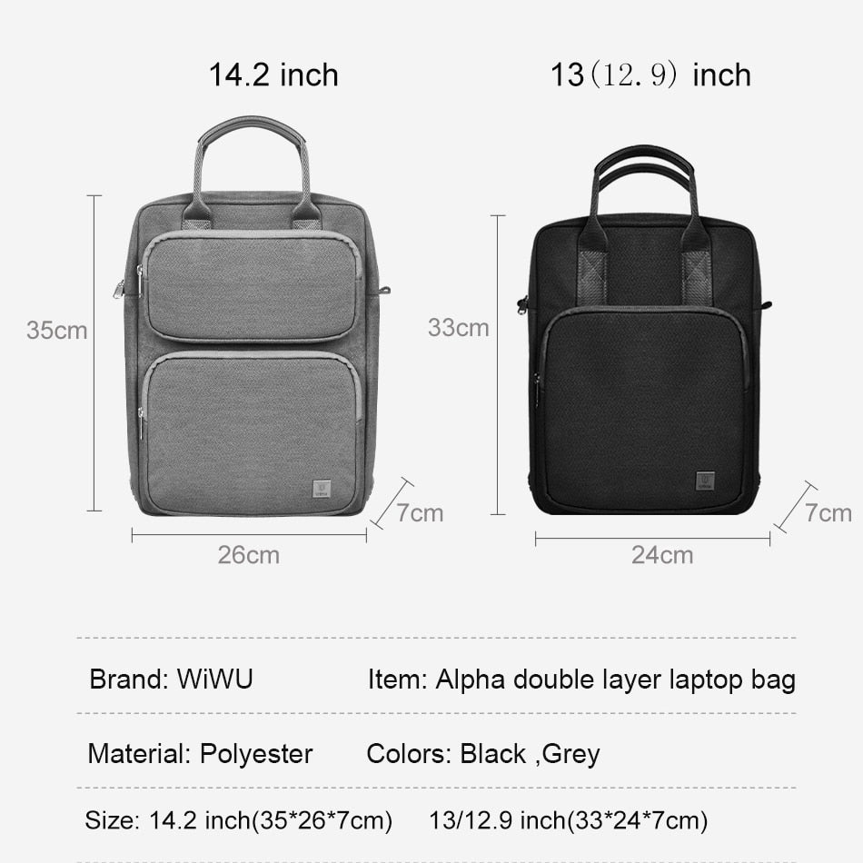 WIWU Waterproof Cross Bag 12.9"