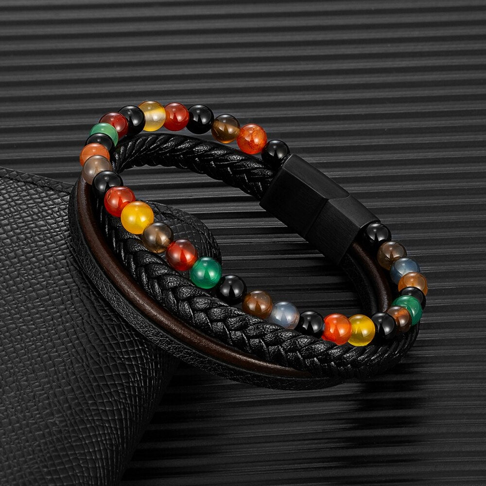 MKENDN 7 Chakra Colorful Beads