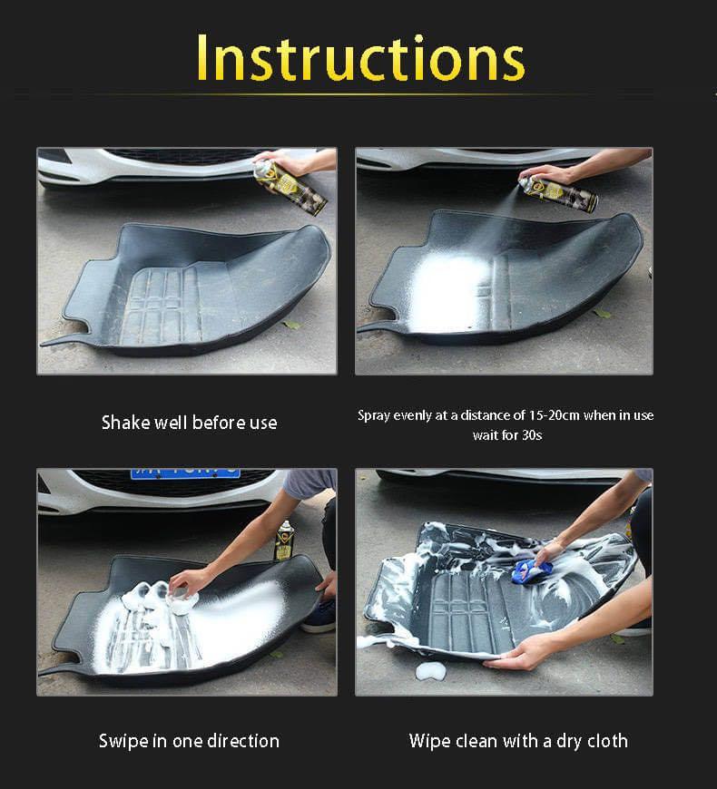 Foam spray fast cleaner