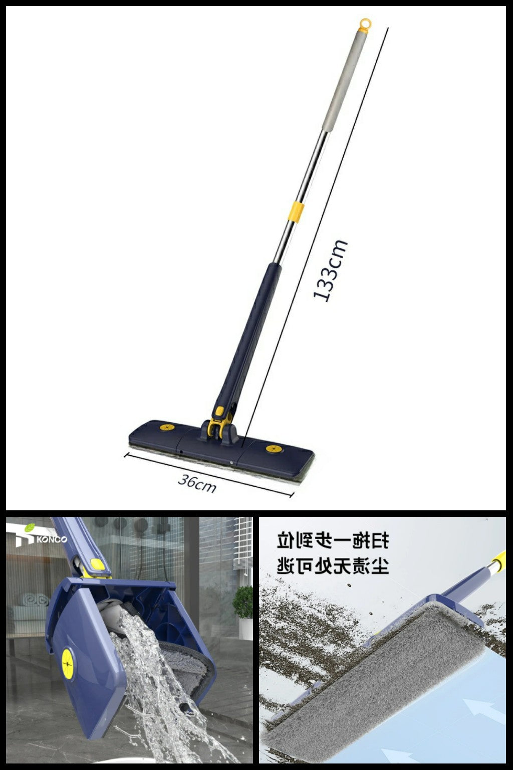 Self Squeezing 360° Mop