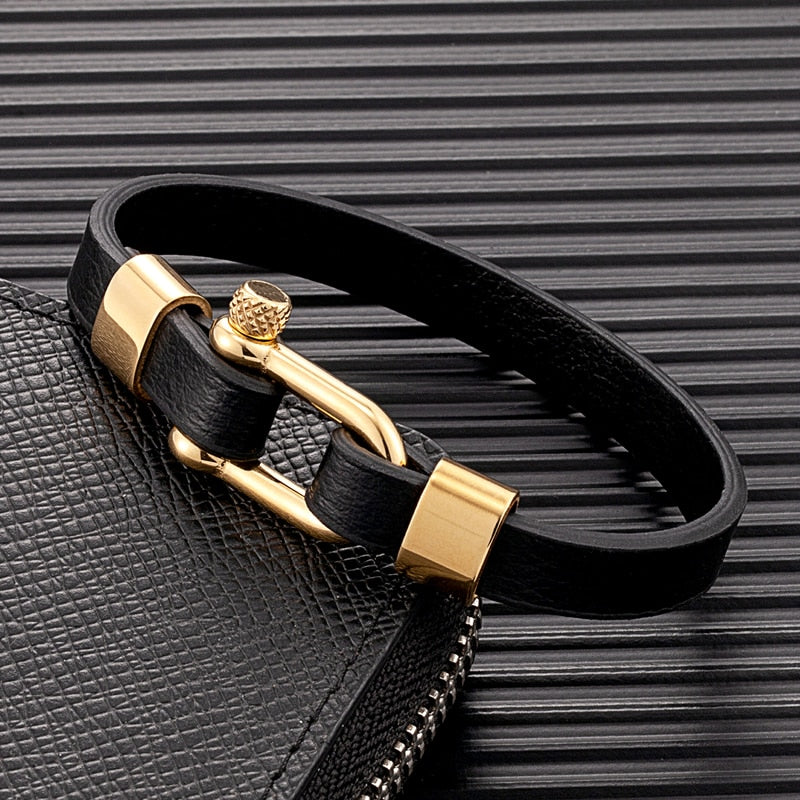 U shape Biker Bracelet 1820