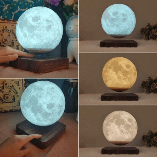 Floating LED Moon Lamp