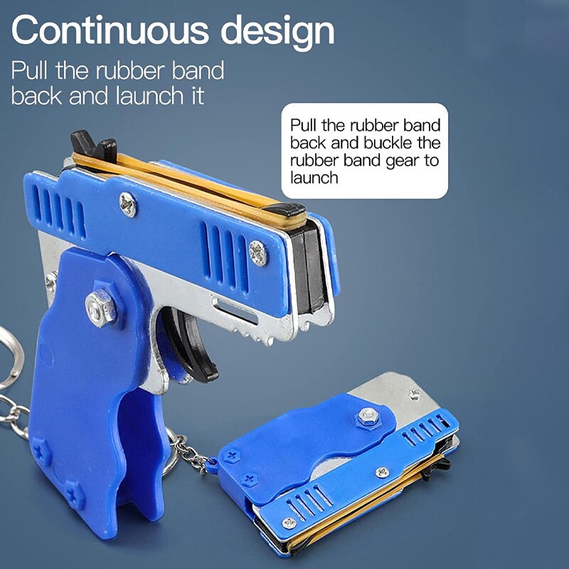 Keychain Rubber Band Gun