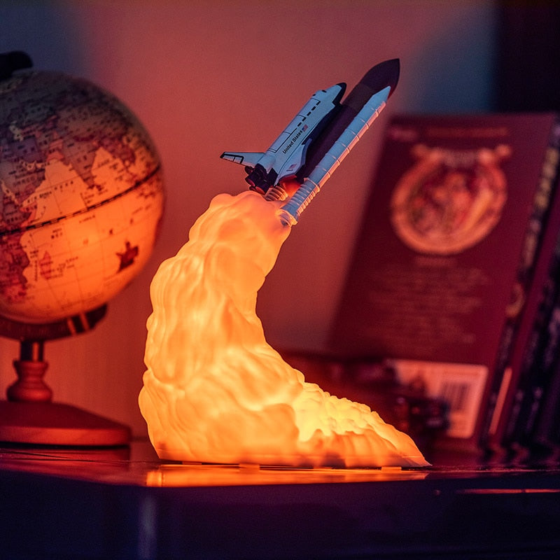Space Shuttle Rocket Lamp