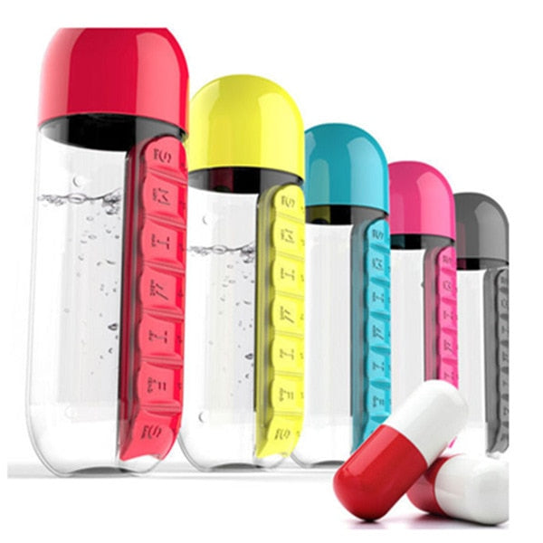 Water Bottle Pill Organizer