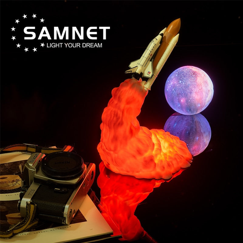 Space Shuttle Rocket Lamp