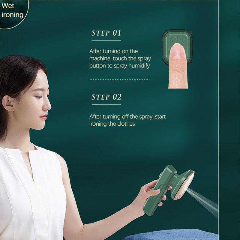Handheld portable iron