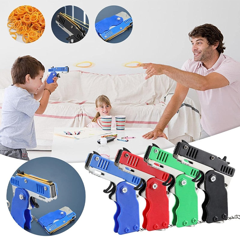 Keychain Rubber Band Gun