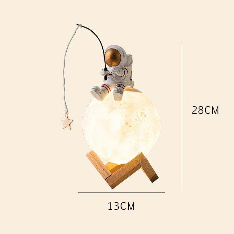 Space Moon Humidifier Lamp