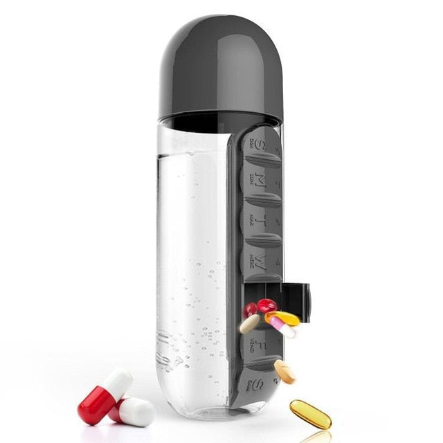 Water Bottle Pill Organizer