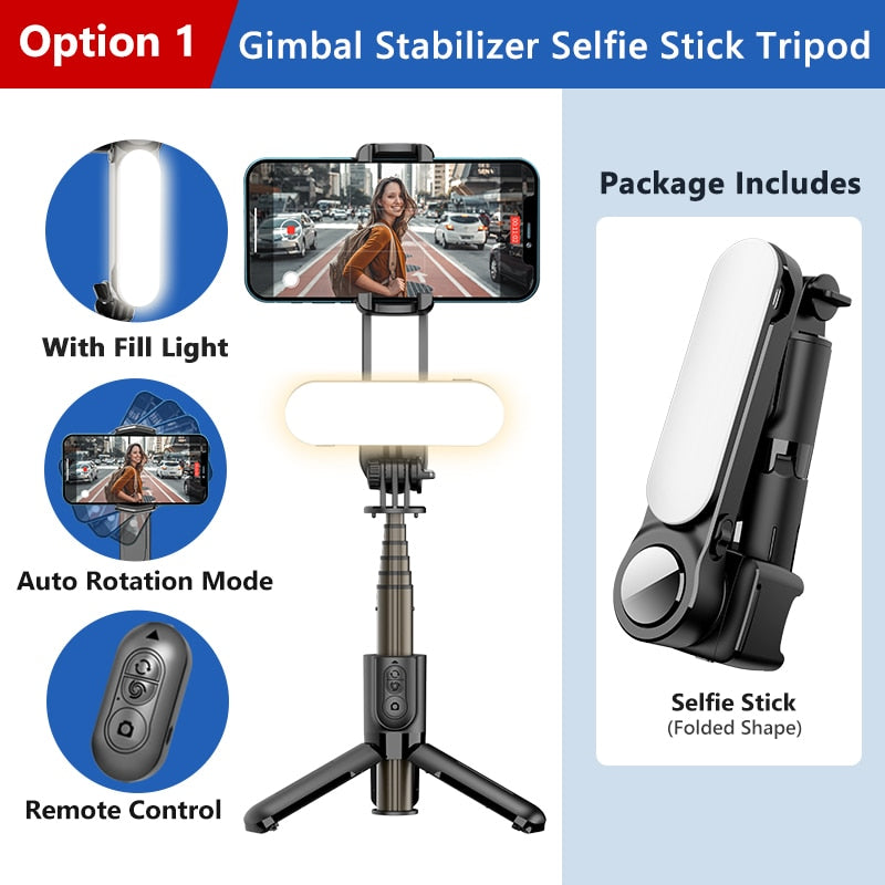 Tripod Stabilizer Selfie Stick