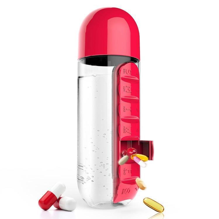 Water Bottle Pill Organizer