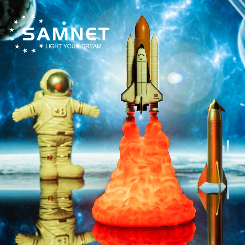 Space Shuttle Rocket Lamp