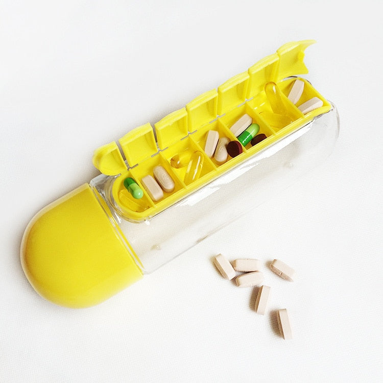 Water Bottle Pill Organizer