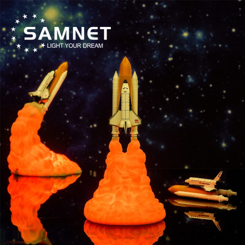 Space Shuttle Rocket Lamp