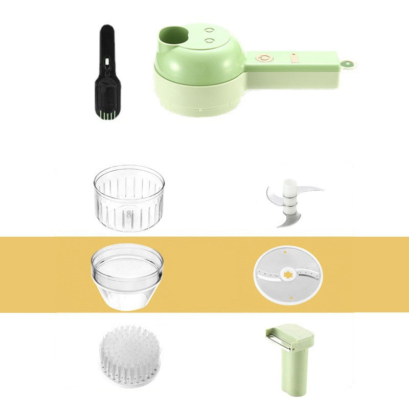 4IN1 Electric Vegetable Cutter - A-Multifunction suit
