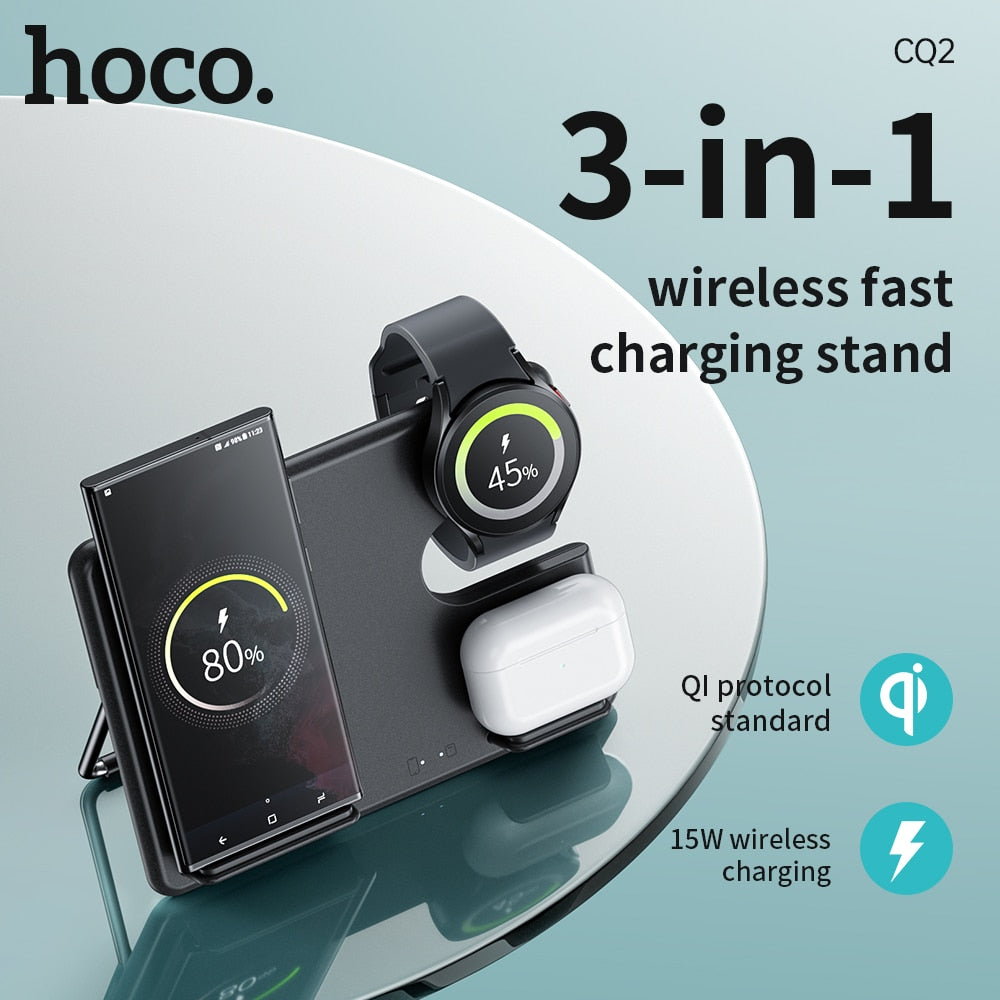 HOCO 3in1 Wireless Charger