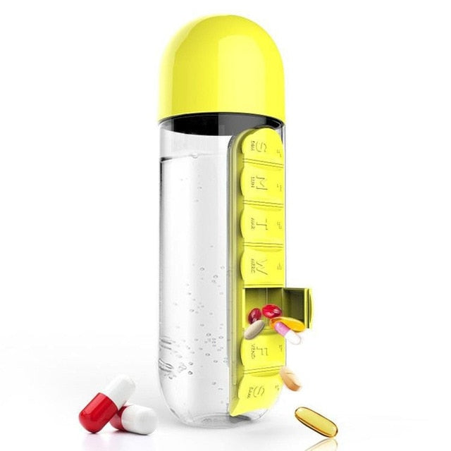Water Bottle Pill Organizer