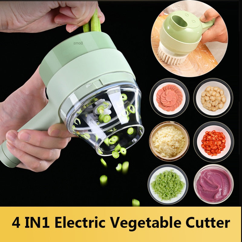 4IN1 Electric Vegetable Cutter - A-Multifunction suit