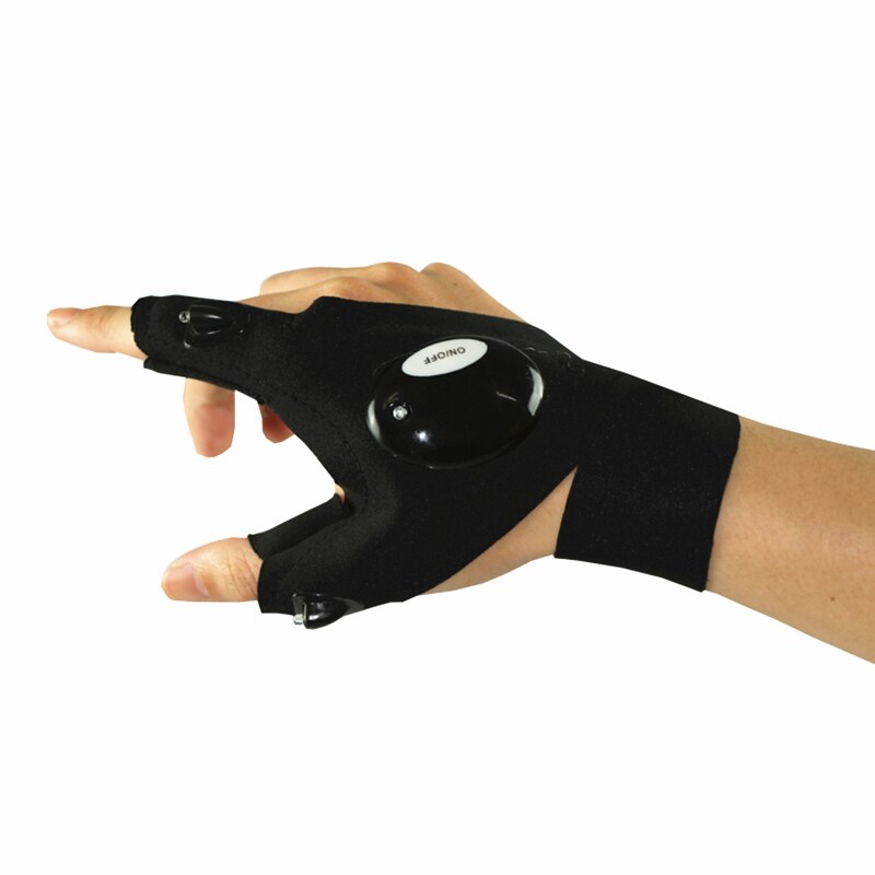 Flashlight Fishing Gloves