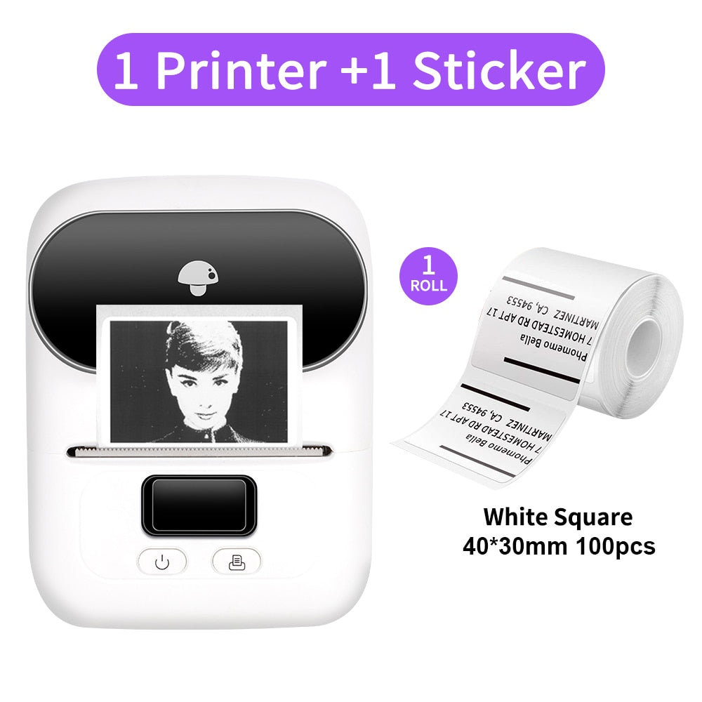 Portable Sticker Thermal Printer