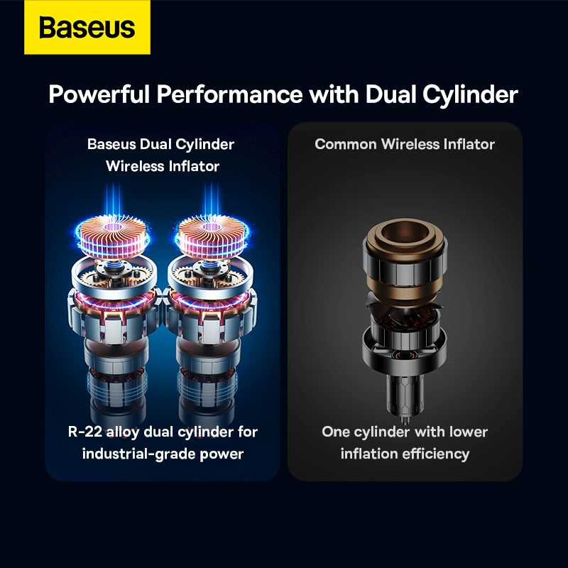 Baseus Dual Cylinder Inflator