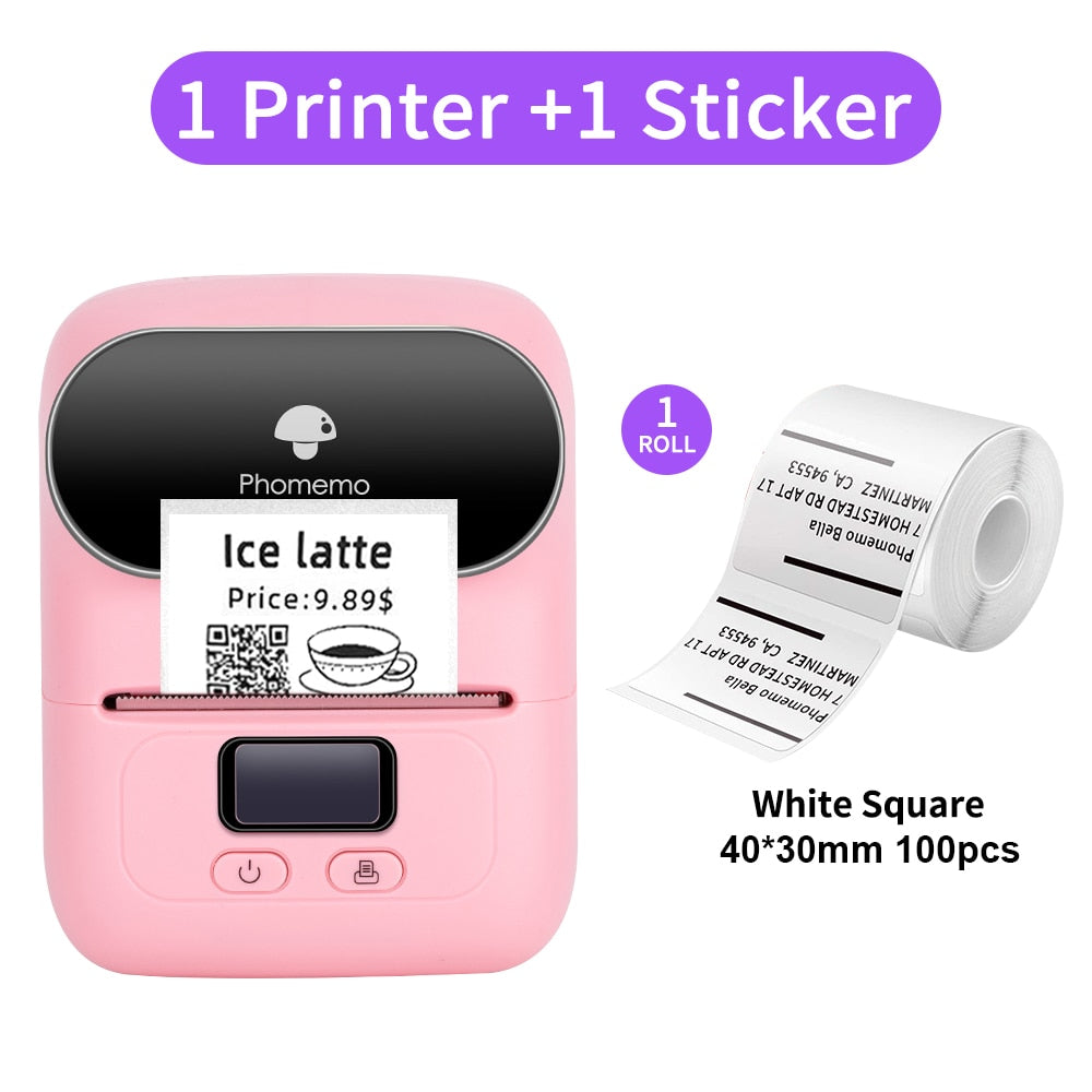 Portable Sticker Thermal Printer