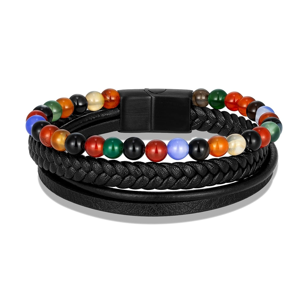 MKENDN 7 Chakra Colorful Beads