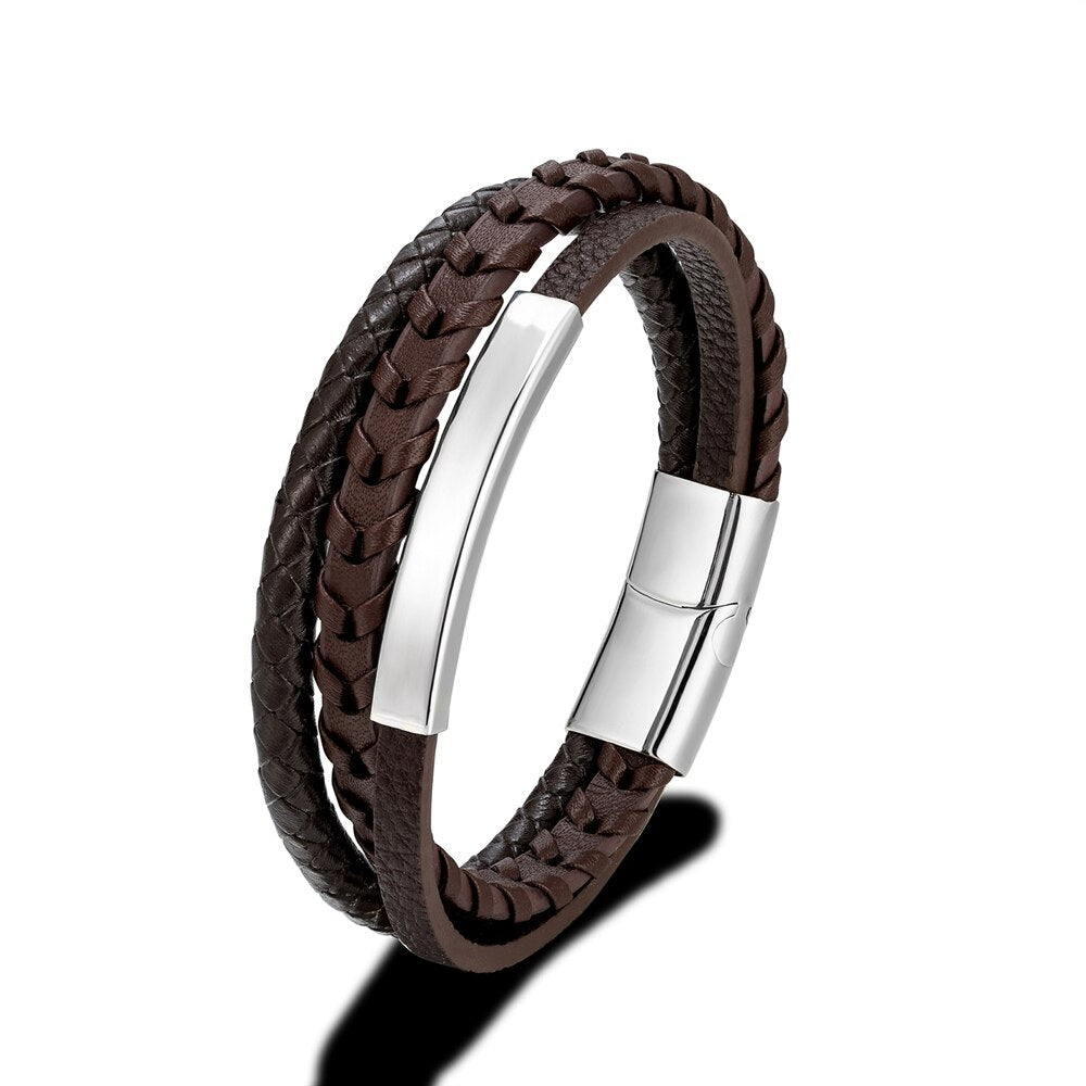 MKENDN Multilayer Leather Bracelet