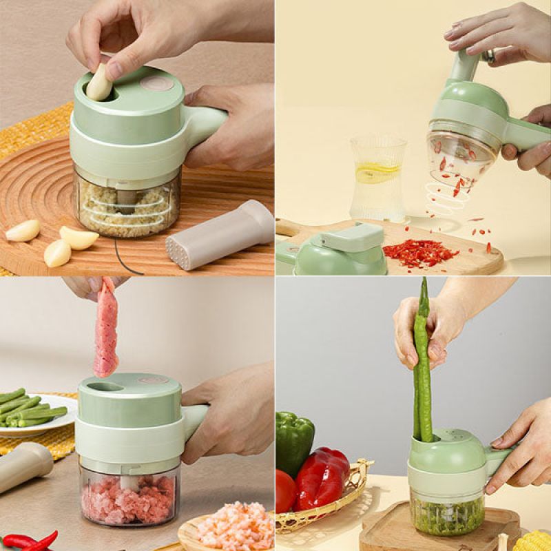 4IN1 Electric Vegetable Cutter - A-Multifunction suit